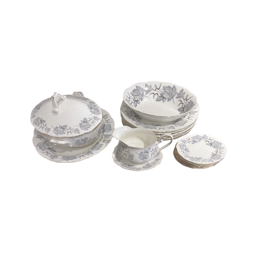 Винтажный кофейный сервиз «Silver Maple»