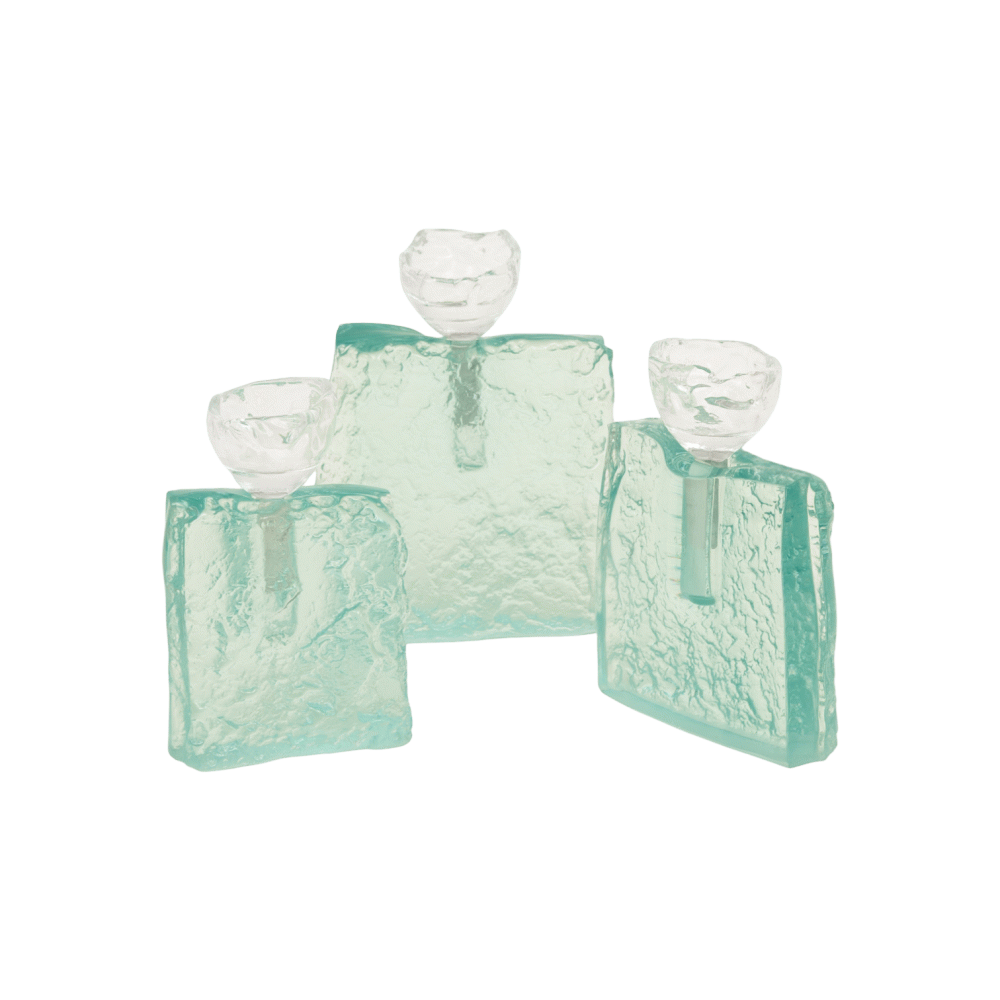 Подсвечник из стекла